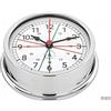 Autonautic Strumenti Nautici Autonautic Classic Chrome in Ottone Cromato - Orologio silenzio radio 120 mm