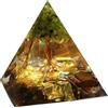 Orgone Pyramid Crystal Tree of Life Generator Orgone Healing Stones per Yoga