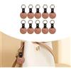 10pcs portachiavi in legno spazi vuoti non finiti per accessori casa regalo