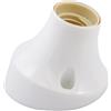 FAEG Angolatura Inclinato, CONFEZIONE 1 *** Portalampada bianco plastica con base da parete attacco e27