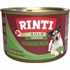 RINTI Gold Senior 12 x 185 g Alimento umido per cani - Coniglio