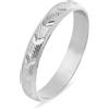 Stroili Fede Classica Diamantata 3 mm Oro Bianco