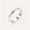 Stroili Fede Classica Diamantata 3 mm Oro Bianco