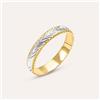 Stroili Fede Classica Diamantata 3.5 mm Oro Bicolore
