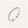 Stroili Fede Classica Eternity 2 mm Oro Bianco Diamante