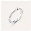 Stroili Fede Classica Eternity 2.4 mm Oro Bianco Diamante