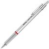 rOtring Rapid Pro Matita meccanica | Matita con mina HB da 0,5 mm | Minore rottura della mina | Corpo interamente in metallo cromato argento