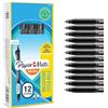 Paper Mate InkJoy 300 RT Penna a sfera a scatto | punta media (1,0 mm) | nero | confezione da 12