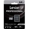 Lexar microSDXC 64GB Silver Series 1066x UHS-I U3