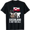 Greenland is not for sale shirt for men Groenlandia Non in Vendita Groenlandia Bandiera Animali Groenland Maglietta con Stampa Grafica Economica