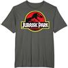 Jurassic Park Distressed Vintage Logo Maglietta