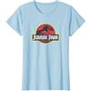 Jurassic Park Distressed Vintage Logo Maglietta