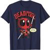 Marvel Deadpool Cartoon Look What I Have Maglietta