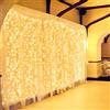 Zorela 600 LED 6Mx3M Tenda Luminosa Natale Esterno Interno Prolungabile Luci di Natale IP44 Impermeabile con 8 Modalità Tenda Luci Esterno per Natale, Giardino e Matrimonio - Bianco Caldo