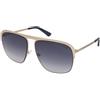Guess GU5225 32W | Occhiali da Sole Graduati o Non Graduati | Prova Online | Unisex | Metallo | Quadrati | Oro | Adrialenti