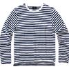 Brandit t-shirt a righe alla marinara a maniche lunghe da uomo, blu-bianco,