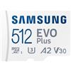 Samsung MB-MC512S 512 GB MicroSDXC UHS-I (Samsung EVO Plus microSD Card 512GB)