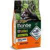 Monge BWild Grain Free Formula All Breeds Puppy & Junior Anatra con Patate 2,5 kg Crocchette per Cani Cuccioli