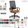 SEIPO MASK MESH TIPO 2 MK0014 Poltrona schienale alto in rete braccioli fissi Movimento sincronizzato "R2" SEIPO TESSUTO V