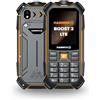 Hammer H HAMMER Boost 2 LTE telefono rugged 4G IP68, cellulare da lavoro con tasti grandi, display 2,4", Dual SIM, batteria 3500 mAh lunga durata, nero-arancione