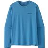 Patagonia Capilene Cool Daily Shirt Boardshort logo l/s, Shore blue
