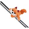 NICI 49205 MagNICI Squirrel Coleen Cuddly 12 cm Orange Cuddly Toy with Magnet - Magnetic Animal for Fridge, Blackboard, Metal & Much More Great Gift Idea