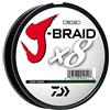 Daiwa J-BRAIDX8, bobina di riempimento, multicolore, diametro mono: 2,7 kg.