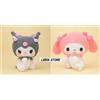 SEGA RARA My Melody Kuromi GIGA BIG Peluche Doll Hug Ver. SET E Da GIAPPONE