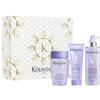Kérastase Blond Trio XMas Set - Geschenkset für naturblondes und blondiertes Haar Set per la cura dei capelli 1 pz.