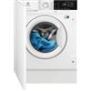 Electrolux EN7F4722AN Lavatrice Integrabile, Carico Frontale, 7 kg/1200 rpm, Programmi a Vapore, Avvio ritardato, Programma Rapido, Blocco Sicurezza Bambini, Display LCD, Bianco, Classe D