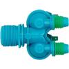 Pbqenxb DC62-00311F+DC62-30314V Set Elettrovalvola 110/120V Valvola di ingresso lavatrice Tipo universale Elettrovalvola Lavatrice Ingresso Lavatrice(Two)