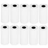 Acouto Rotoli Termici pz. 10 Rotoli di Carta Termica 55mm X 600mm Carta Termica Trasparente Adesiva per Mini Stampante Fotografica Termica Tascabile