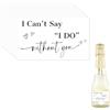 BOXOB 10pz Champagne Mini Etichette per Proposta di Damigella d'Onore, Nere Adesivi I Can't Say I Do Without You Adesivi Champagne per Forniture Feste di Addio al Nubilato e Addio al Nubilato