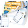 evelay Calendario da parete 2025, formato A3, 5 colonne, agenda mensile, per personale, famiglia, con visualizzazione mensile, blu marino e marmo