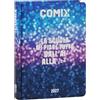 COMIX - Agenda 2027 Giornaliera 16 Mesi, Diario per Scuole Medie e Superiori, con Copertina Rigida, 576 Pagine con Grafiche e Fumetti, Ideale per Ragazzi e Ragazze, Formato Mignon 9x12,5 cm