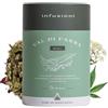 CIME DI MONTAGNA - Tisana Lenitiva "Val di Fassa" 40g | Infuso naturale aromatico alla Curcuma, Spirea, Sambuco e Canapa | Prodotto Artigianale Made in Italy