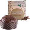 Tesori di Sicilia Panettone Artigianale al Cioccolato di Sicilia 1Kg, Confezione Ù Ciauru di Palermo include Panettone e Mazzo di Carte Siciliane in Omaggio, Idea Regalo Natale