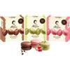 Generico Matilde Vicenzi Mix Macarons Cioccolato Fragola Pistacchio - Dolci di Pasticceria, Biscotti Macaron Ripieni, Snack Dolce Italiano 60g [3 Pezzi]