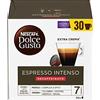 Nescafé DOLCE GUSTO Caffè espresso intenso decaffeinato, 30 capsule