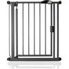 Safetots Cancelletto per Scale a Pressione con Chiusura Automatica, Stretto, 68,5cm - 75cm, Grigio Ardesia, Cancelletto a Chiusura Automatica per Bambini, Barriera di Sicurezza per Bambini
