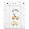 CEBA BABY Morbido materassino per fasciatoio, 50 x 70 cm, per fasciatoio per fasciatoio, Basic, Oeko-Tex® Standard 100 (Bunny Driver)