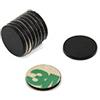 FIRST4MAGNETS Adesivo N42 Black Epossy Magnet Per Arti, Artigianato, Produzione Di Modelli, Fai -Da -Te, Hobby, Ufficio E Casa - 15Mm Dia x 1Mm - 1,1kg Di Tiro - Pacchetto Di 10