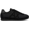 Armani Exchange Lower, Suede Details, Textured Rubber Sole Sneaker Uomo