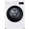 LG F4NA10S7NWK Lavatrice 7 kg Slim a Carica Frontale Serie A1, Classe A, 1400 Giri, Programma Igiene con Vapore, Lavaggio Rapido, Programma Lana, Libera Installazione, Design Essenziale, White