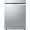 LG DF375HVS Lavastoviglie Libera Installazione Classe A, 14 Coperti, Lavaggio a Vapore TrueSteam, LED Esterno, Sistema QuadWash con 4 Bracci Irroratori, Serie 5, Auto-Apertura, 43dB, Wi-Fi, Grigia