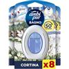 AMBI-PUR Ambi Pur Profumatore Bagno, Elimina Odori, 8 Pezzi, Edizione Cortina