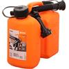 Stihl, taniche combinate standard da 3 e 1,5 litri, colore: arancione