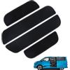 Boolico Tappetini di ingresso adatti per Ford Transit Tourneo Custom Trend Titanium Active dal 2023 in poi, 4 pezzi, tappetini di ricambio per battitacco