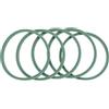 Asudaro 5 guarnizioni per turbocompressore, set completo per V 2003 - 2009, sostituisce 3C0145117 3C0145117H 7H0145709D 7H0145980F 7H0145790A, tubo dell'aria di carica, guarnizione in gomma