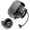 NVGFTG Tappo serbatoio con nastro di fissaggio per VW Golf Bora Polo Skoda | Tappo serbatoio carburante nero per auto, ricambio 1J0201550A 1H0201553B, per VW Passat B3 B4 B5 TT Leon Octavia Audi A2 A3